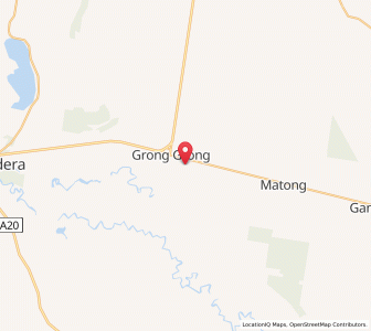 Map of Grong Grong, New South Wales