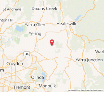 Map of Gruyere, VictoriaVictoria