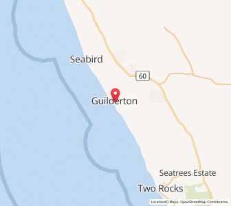 Map of Guilderton, Western Australia
