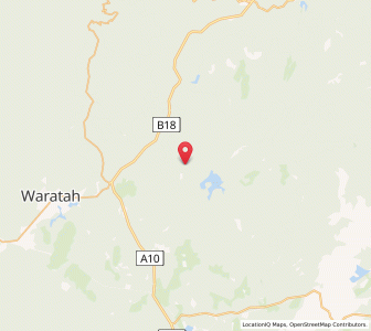 Map of Guildford Junction, TasmaniaTasmania