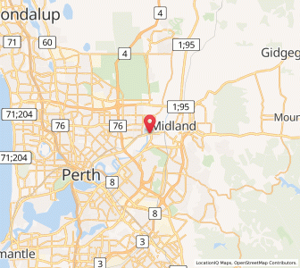 Map of Guildford, Western Australia