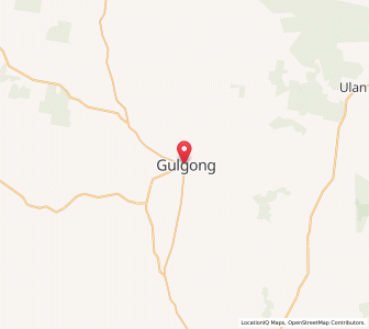 Map of Gulgong, New South Wales