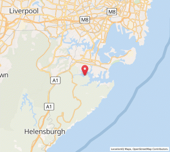 Map of Gundamaian, New South Wales