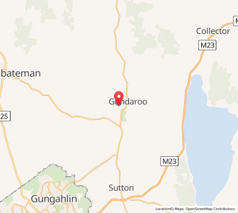 Map of Gundaroo, New South Wales