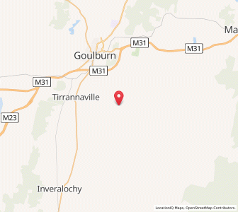 Map of Gundary, New South Wales