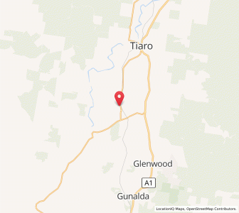 Map of Gundiah, Queensland