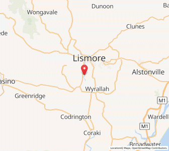 Map of Gundurimba, New South Wales