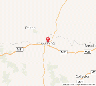 Map of Gunning, New South Wales