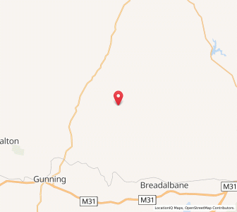 Map of Gurrundah, New South Wales