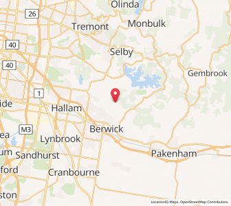 Map of Guy Hill, VictoriaVictoria