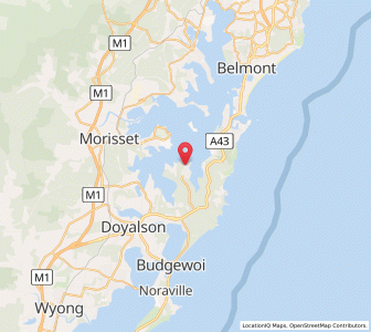 Map of Gwandalan, New South Wales