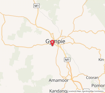 Map of Gympie South, Queensland
