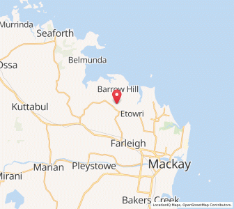 Map of Habana, Queensland