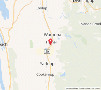 Map of Hamel, Western Australia