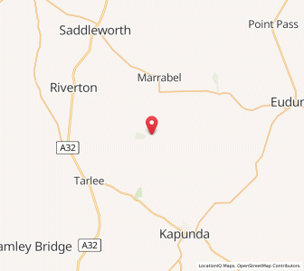 Map of Hamilton, South Australia