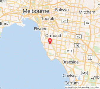 Map of Hampton East, VictoriaVictoria