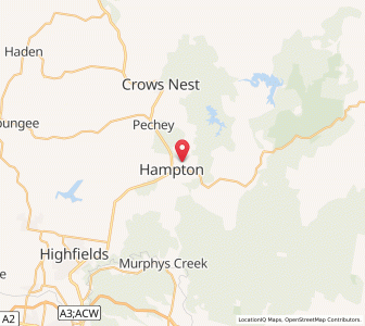 Map of Hampton, Queensland
