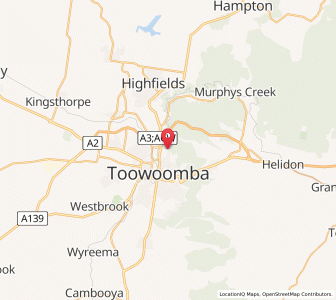 Map of Harlaxton, Queensland