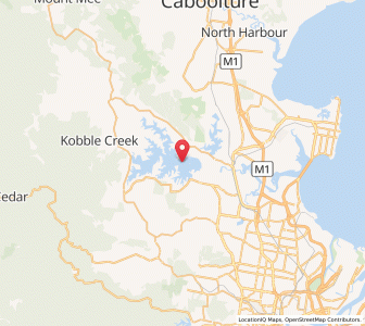 Map of Harrisons Pocket, Queensland