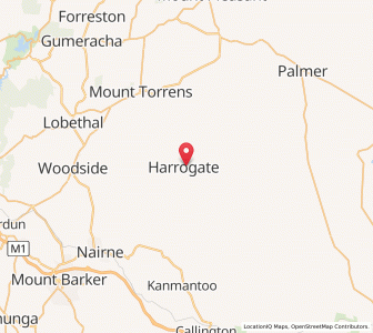 Map of Harrogate, South Australia