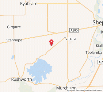 Map of Harston, VictoriaVictoria