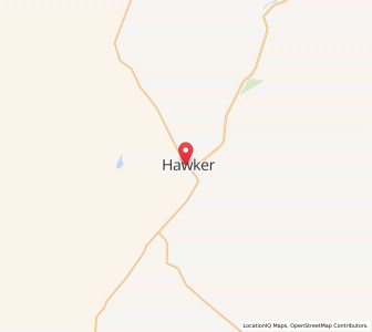 Map of Hawker, South Australia