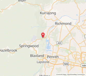 Map of Hawkesbury Heights, New South Wales