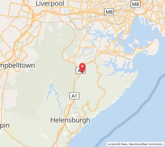 Map of Heathcote, New South Wales