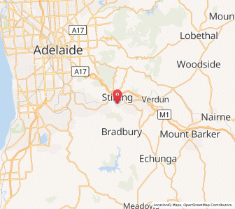 Map of Heathfield, South Australia