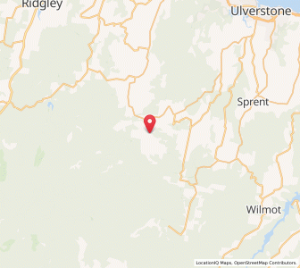 Map of Heka, TasmaniaTasmania