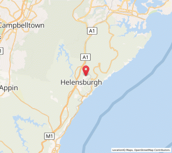 Map of Helensburgh, New South Wales