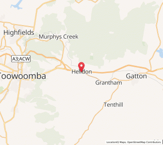 Map of Helidon, Queensland
