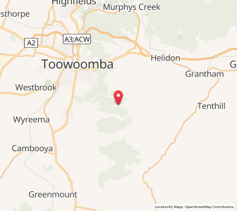 Map of Hell Hole Creek, Queensland