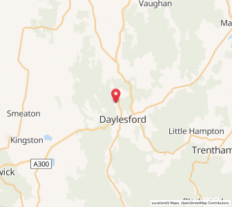 Map of Hepburn, VictoriaVictoria