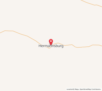 Map of Hermannsburg, Northern Territory
