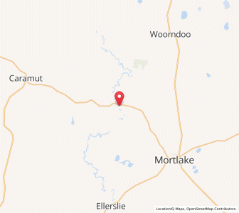 Map of Hexham, VictoriaVictoria