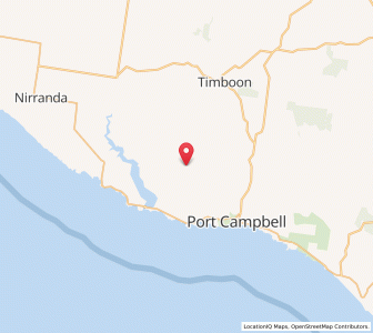 Map of Heytesbury Lower, VictoriaVictoria