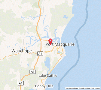 Map of Hibbard, New South Wales