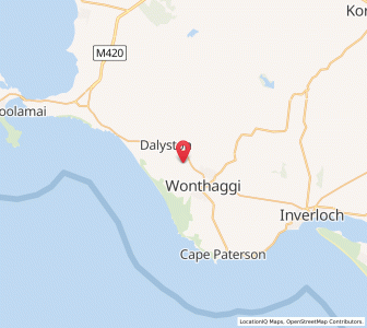 Map of Hicksborough, VictoriaVictoria