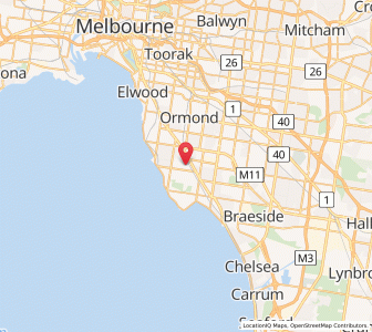 Map of Highett, VictoriaVictoria