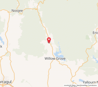 Map of Hill End, VictoriaVictoria