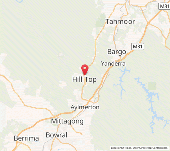 Map of Hill Top, New South Wales