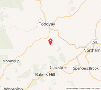 Map of Hoddy Well, Western Australia