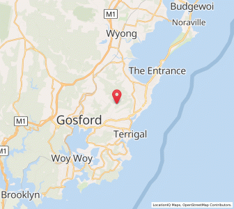 Map of Holgate, New South Wales