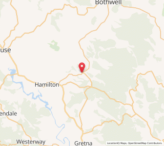 Map of Hollow Tree, TasmaniaTasmania
