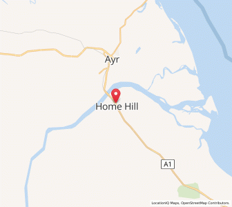 Map of Home Hill, Queensland