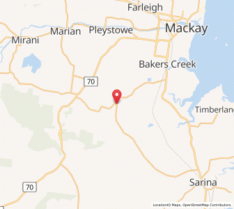 Map of Homebush, Queensland