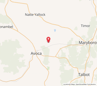 Map of Homebush, VictoriaVictoria