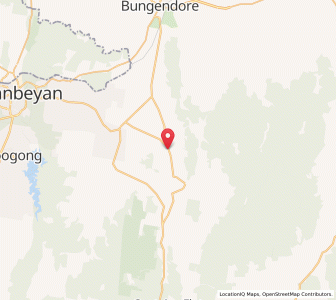 Map of Hoskinstown, New South Wales