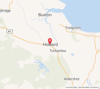 Map of Howard, Queensland